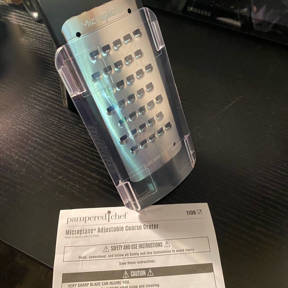 Pampered Chef Microplane.